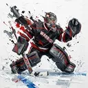 Acrylic Splatter